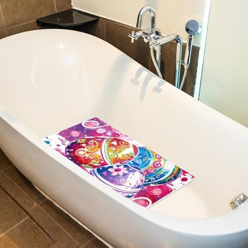 Shower Mat Bathtub Mat, 26.8x15.1 inch, Non-Slip Bath Mat - Image 5