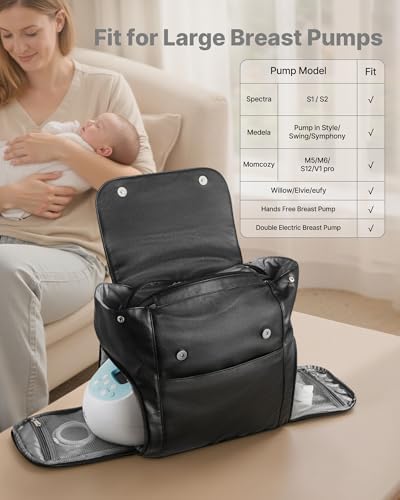 VEVOR Breast Pump Backpack, Breast Feeding Bag - Image 4