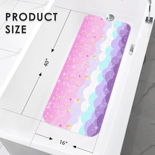 Bathtub Shower Mat 40X16 Inch, for Toddler - Image 4