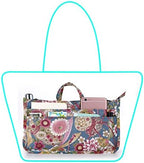 BTSKY Printing Handbag Organizers Inside Purse Insert-High Capacity 13 Pockets - Image 2