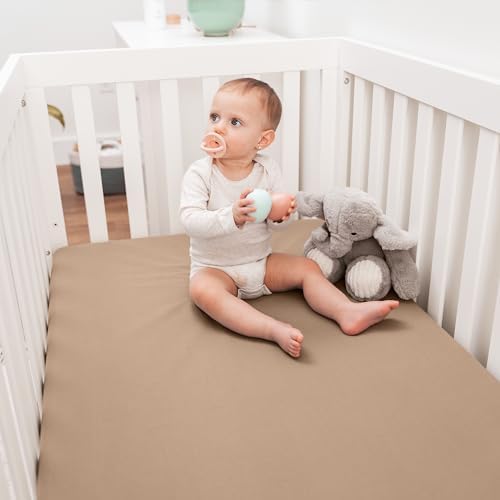 Comfy Cubs 100% Muslin Cotton Fitted Crib Sheet - Image 4