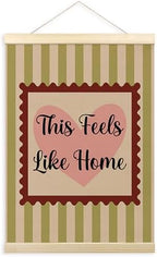 TLESKE This Feels Like Home Wall Art Poster, Trendy Retro Cozy Wall Decor by Unknown