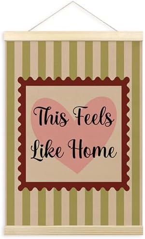 TLESKE This Feels Like Home Wall Art Poster, Trendy Retro Cozy Wall Decor by Unknown