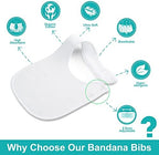 Baby Bibs Soft and Absorbent Cotton Bandana Bibs Set - Image 4