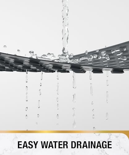 HITSLAM Shower Mat Anti Slip, Square Bath Mat - Image 4