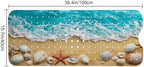 LNOND Summer Beach Bathtub Mat Non Slip, 40 X 16 Inch Tub Mat - Image 2