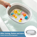 Bath Toy Storage Basket 2Pack, Double Layer Drain Basket - Image 5