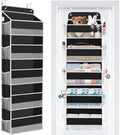 Over The Door Organizer Storage Large Capacity Hanging Bedroom Storage by WiseLife