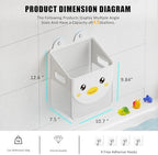 Ligereza Quick Fetch Way Bath Toy Storage, Cute Mesh Bath Toy Organizer - Image 2