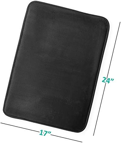 Clara Clark Bathroom Rugs, Velvet Memory Foam Bath Mat, Machine Washable Bath - Image 3