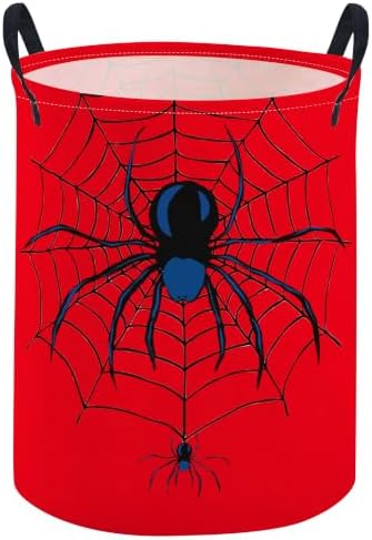 ESSME Kids Laundry Basket, Spider Hamper Collapsible Canvas Waterproof Storage by ESSME