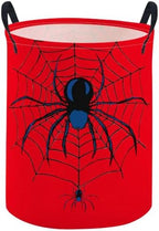 ESSME Kids Laundry Basket, Spider Hamper Collapsible Canvas Waterproof Storage by ESSME