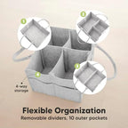 KeaBabies Baby Diaper Caddy Organizer - Image 4