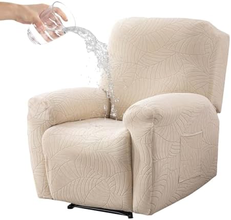 Recliner Chair Covers 4-Pieces Recliner Slipcovers Lazy Boy Chair Covers by Eco-Ancheng
