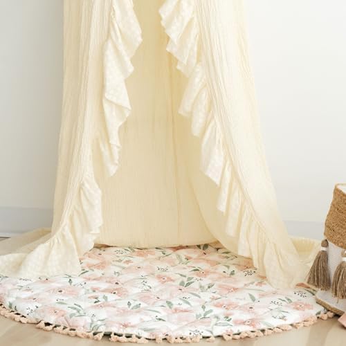Crane Baby Crib Canopy, Boho Nursery Decor, Baby Room Decor, - Image 6