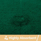 Polyester Bathroom Rug 24"x48" Verdant Green, Non-Slip Bath Mat - Image 4