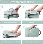 CherryNow 7 Set Compression Travel Packing Cubes - Image 3