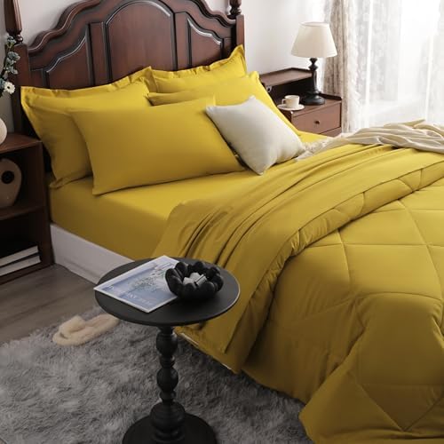 NTBAY King Microfiber Bed in a Bag, Comforter Set 7 Piece - Image 6
