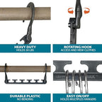 Wonder Hanger Max Space Saving Closet Hangers, 360° Swivel - Image 2