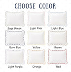 Monogram Pillow Covers, Personalized Initials Name Pillowcase, Embroidered - Image 2