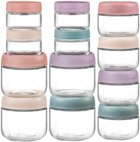 NETANY 12 Pack Overnight Oats Containers by NETANY
