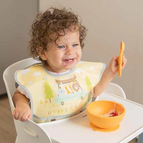 Bumkins Bibs for Girl or Boy, SuperBib Baby and Toddler 6-24 Months, Essential - Image 2