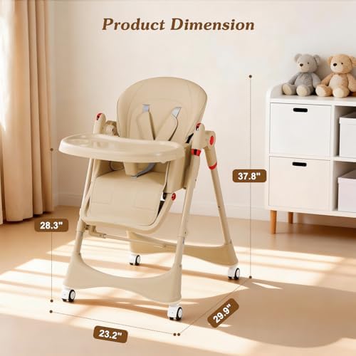 3-in-1 Baby High Chair with Soothing Rocker | Convertible Baby High Chair - Image 3