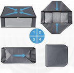 HomeHacks 10-Pack Clothes Organizer Storage Bags, 35L Storage Bins - Image 7