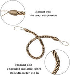 BEL AVENIR Curtain Tiebacks Ropes Tie-Backs, Handmade Holdbacks - Image 2