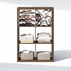 Furinno Cubic Extra Thick 6-Cube Closet Organizers and Storage, Amber Pine - Image 6