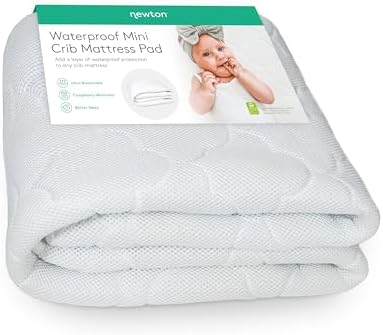 Newton Baby Waterproof Mini Crib Mattress Pad, Breathable by newton