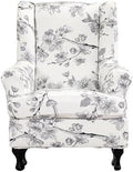 CRFATOP Wingback Chair Covers Stretch Armchair Slipcovers by CRFATOP