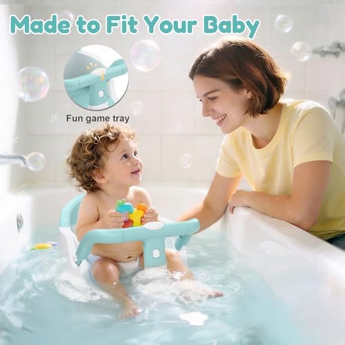 Baby Bath Seat for Babies 6 Months & Up Sitting Up - Image 2