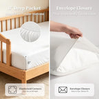 BEDSUM 4pc Toddler Cooling Bedding Set, Rayon Made from Bamboo - Image 4
