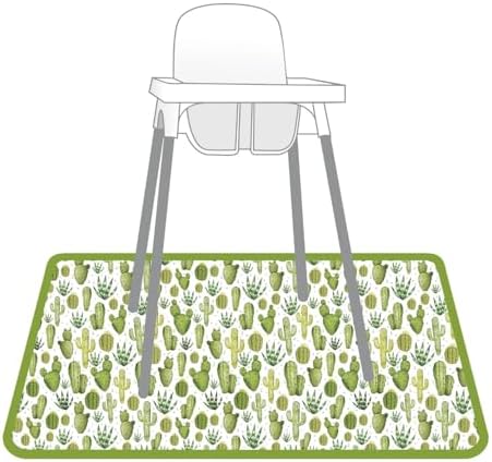 BapronBaby Desert Cactus Waterproof Splash Mat Catch All Floor Cover - Image 3