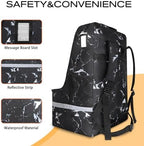 LARIPOP Car Seat Travel Bag for Airplane, Universal Gate Check Car Seat Bag - Image 3