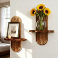 Artilady Floating Shelves for Wall Decor Boho, Wood Trinket Storage Shelf by Artilady