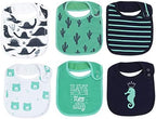 Maiwa 6 Pack Waterproof Cotton Baby Bibs by maiwa