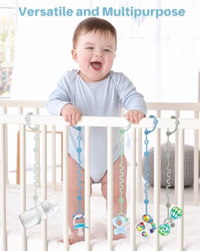 LittleHugs Toy Straps for Baby, Adjustable Toy Holder for Stroller Accessories - Image 4