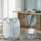 Pop Up Laundry Hamper, Mesh Laundry Basket Collapsible, Foldable Hamper - Image 6