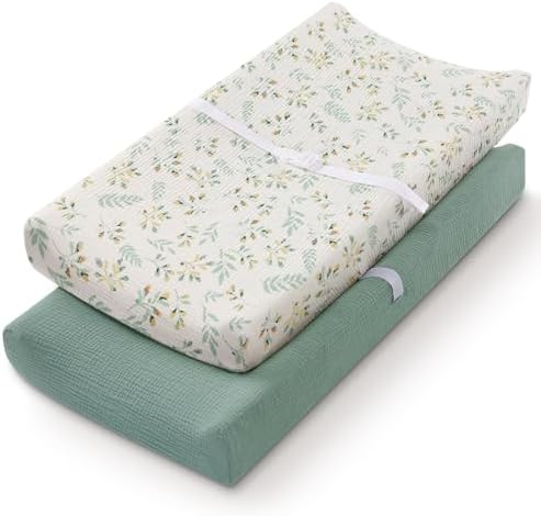 Blissful Diary Muslin Changing Pad Cover by BlissfulDiary