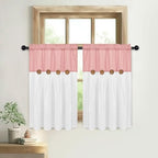 FRAMICS Farmhouse Kitchen Curtains 36 Inch Length, Rustic Cotton Linen Tier - Image 6