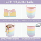 XUANGUO Rope Laundry Basket Hamper - Image 7