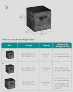 SONGMICS Storage Cubes, 11-Inch Foldable Closet Organizers - Image 5