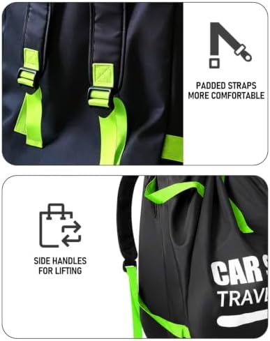 Car Seat Travel Bag for Airplane, Padded Strap Car Seat Bags for Air Travel - Image 5