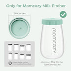 Momcozy Glass Breast Milk Pitcher Lid, Dishwasher Safe Food Grade Caps 1pc - Image 2