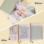 EOOUT 64pcs Mesh Zipper Pouch Bags, 8 Sizes Plastic Bags, 15 Colors - Image 6