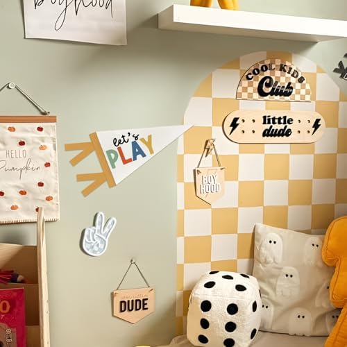 Kids Nursery Toddler Room Wall Decor Playroom Pennant Banner Flags - Image 3