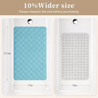 Yolife Bathtub Shower Mat Non Slip, Natural Rubber Bath Tub Floor Liner Mats - Image 4