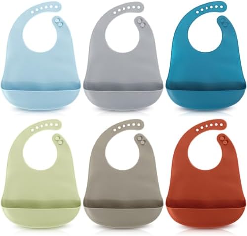 Mepase Silicone Bibs for Baby Waterproof Silicone Bib by Mepase